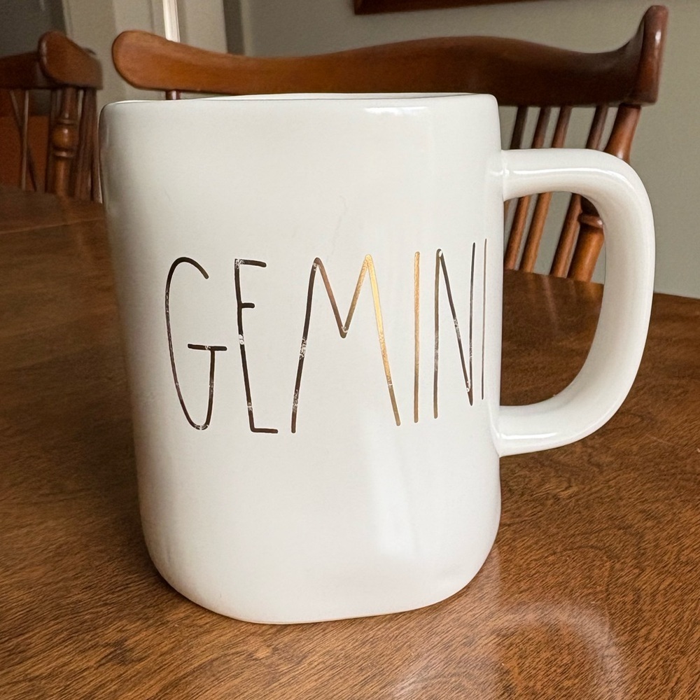 Gemini Gold Foil Constellation Mug